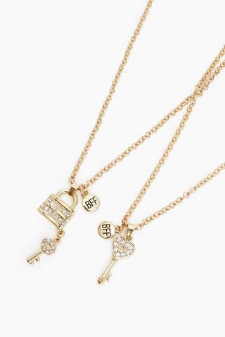 2 Pack Locket Necklaces