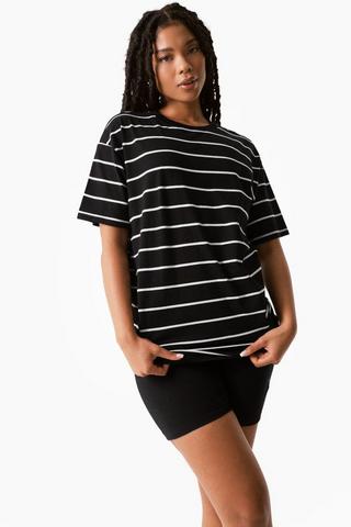 Stripe Oversized Top