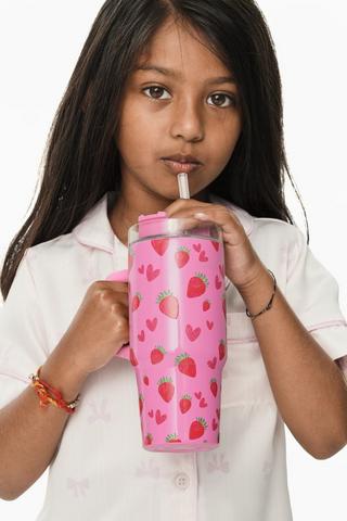 Strawberry Straw Cup- 420ml
