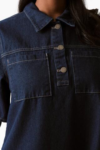 Denim Shift Dress
