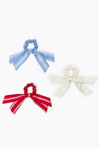 3 Pack Bow Scrunchies