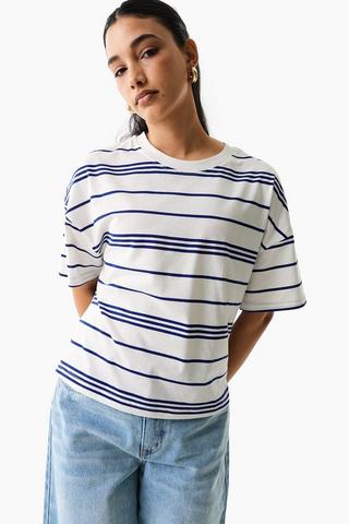 Stripe Boxy T-Shirt