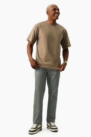 Straight Pleated Chinos