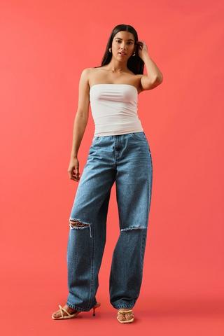 Rigid Straight Denim