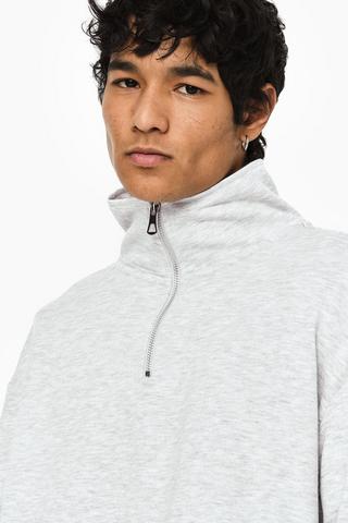 Quarter Zip Sweat Top