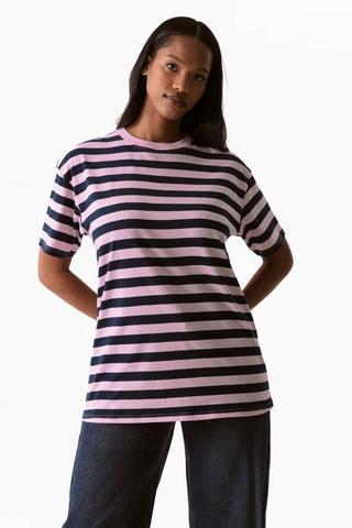Stripe Oversized Top