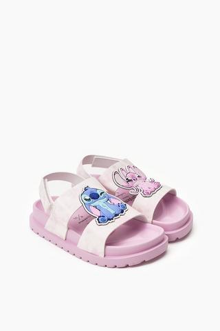 Stitch Ankle Strap Sandals
