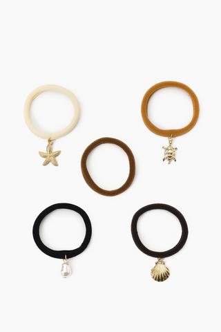 5 Pack Hair Elastics
