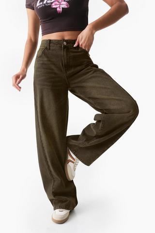 Rigid Wide Leg Denim