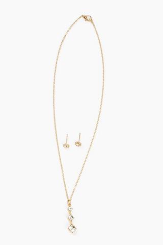 Earrings And Necklace Set