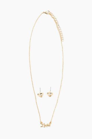 Earrings And Necklace Set