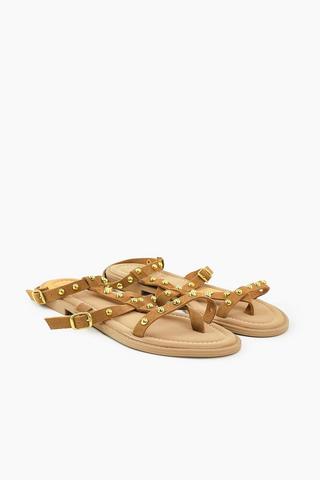 Stud Strap Gladiator Sandal