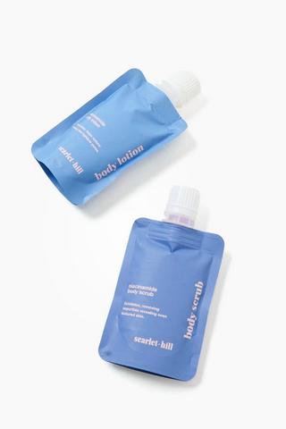 Body Scrub And Body Lotion Gift Set