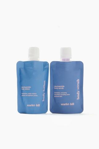 Body Scrub And Body Lotion Gift Set