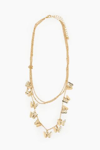 Butterfly Layered Necklace