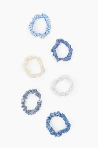 6 Pack Scrunchies