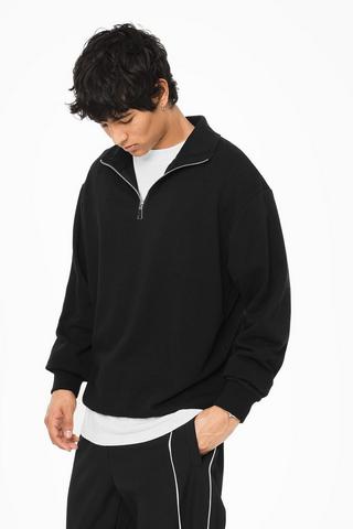 Quarter Zip Sweat Top
