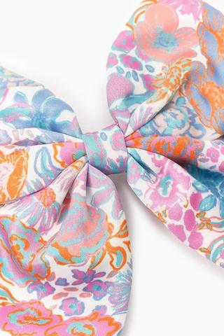 Floral Bow Hairclip