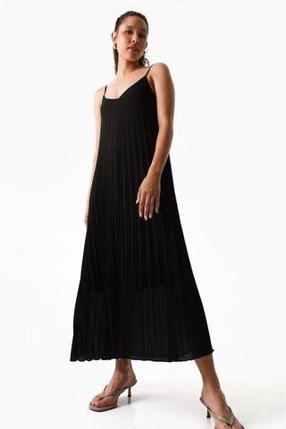 A-Line Pleated Dress