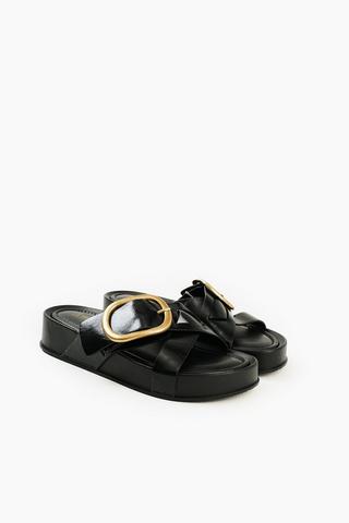 Chunky Buckle Slides