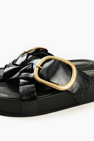 Chunky Buckle Slides