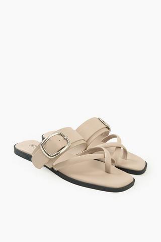 Buckle Thong Sandal