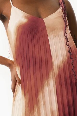 A-Line Pleated Dress