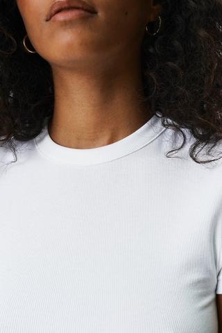 Ribbed Fitted Top