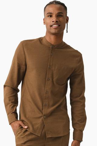 Mandarin Collar Shirt