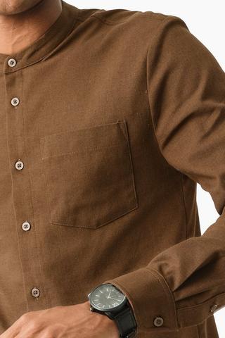 Mandarin Collar Shirt