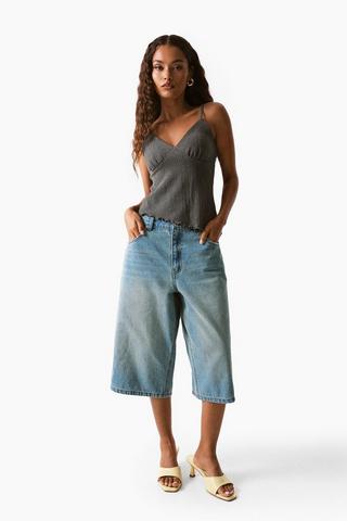 Baggy Denim Jorts