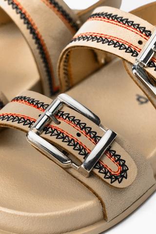 Double Buckle Ankle Strap Sandals