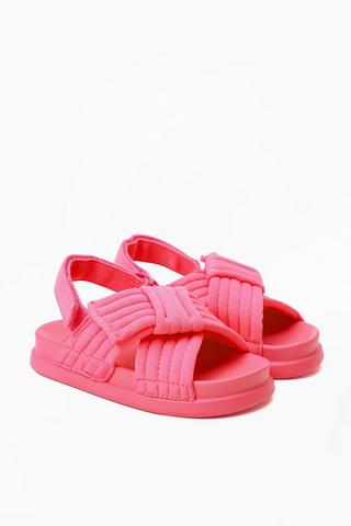 Crossover Ankle Strap Sandal