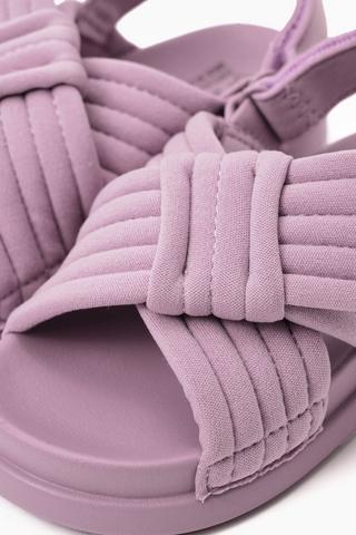 Crossover Ankle Strap Sandal