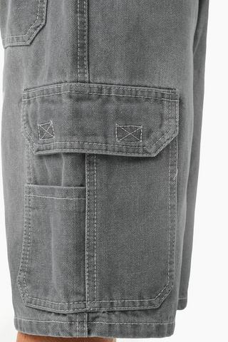 Denim Cargo Shorts