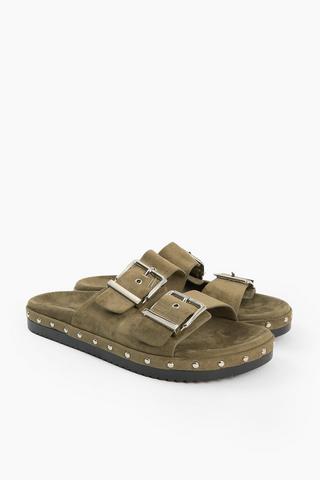 Stud Double Buckle Slides