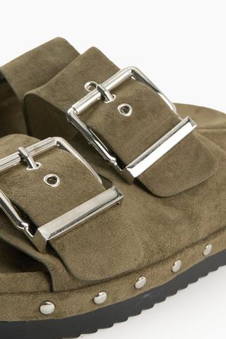 Stud Double Buckle Slides