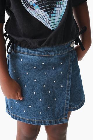 Denim Skort