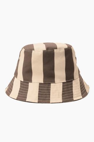 Stripe Bucket Hat