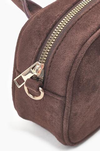 Suede Mini Bowler Bag