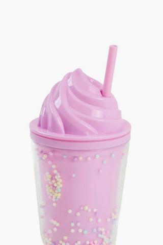 Ice Cream Straw Cup - 460ml