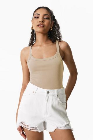 Denim Cheeky Shorts