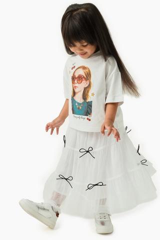 Bow Tulle Skirt