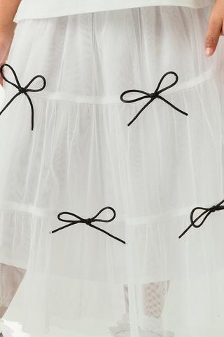 Bow Tulle Skirt