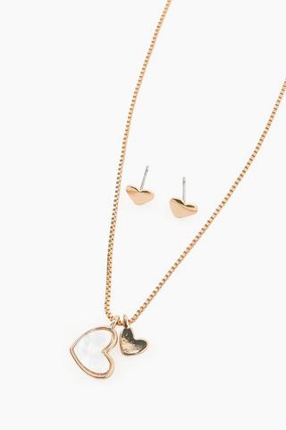 Earring And Necklace Set