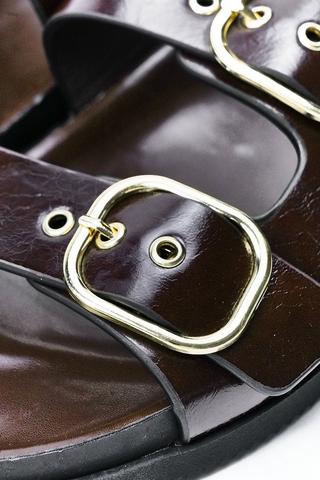 Sleek Double Buckle Slides