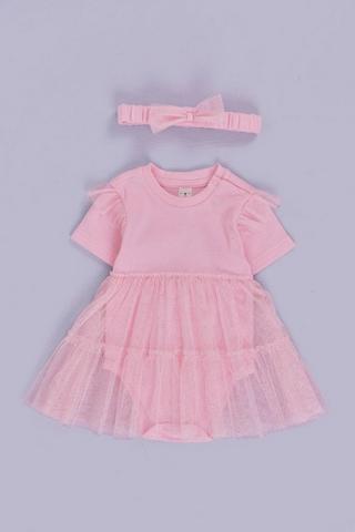 Tulle Dress And Headband Set