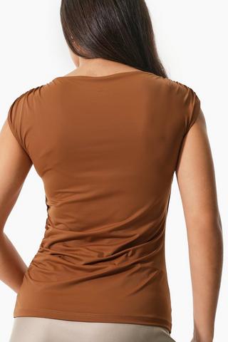 Ruched Fitted Top