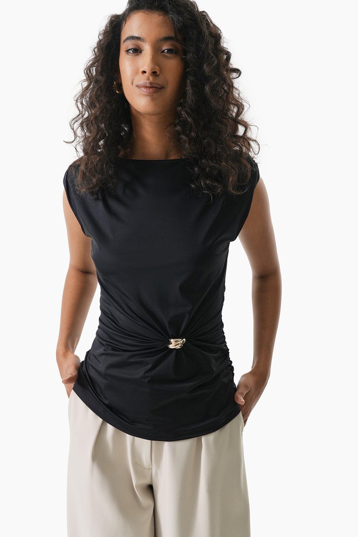 Ruched Fitted Top