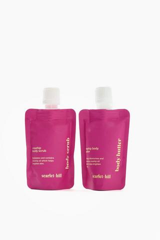 Body Scrub And Body Lotion Gift Set